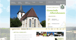 Desktop Screenshot of albershausen.de