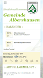 Mobile Screenshot of albershausen.de